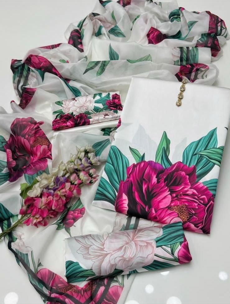 WINTER SILK DIGITAL PRINTED 3-PIECE - SD#26